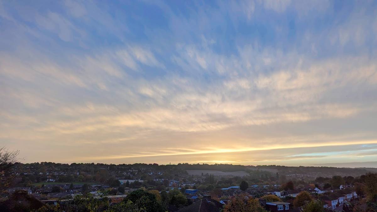 Berkhamsted, , Quiet autumnal sunset...