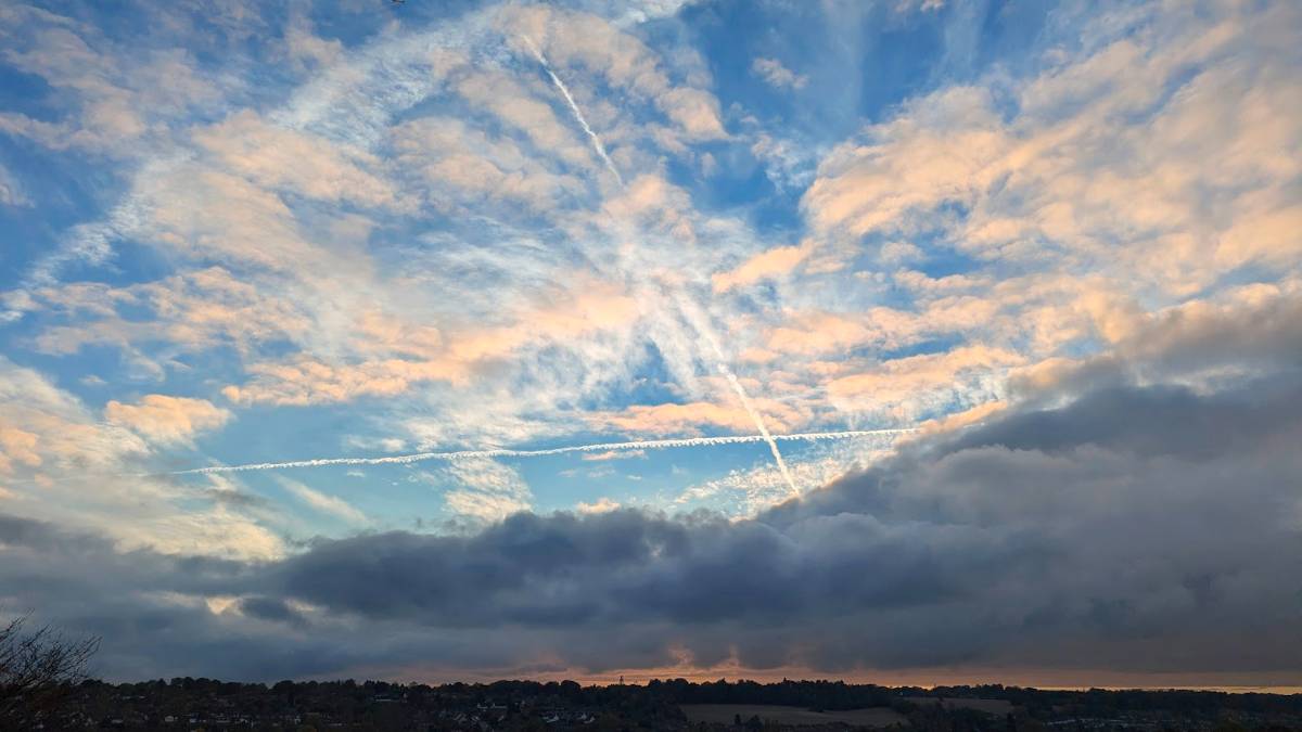 Berkhamsted, , Fair weather in late October...