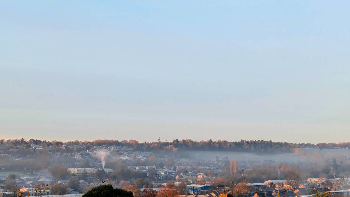 Berkhamsted, Herts, Frosty morning in the Chilterns...
