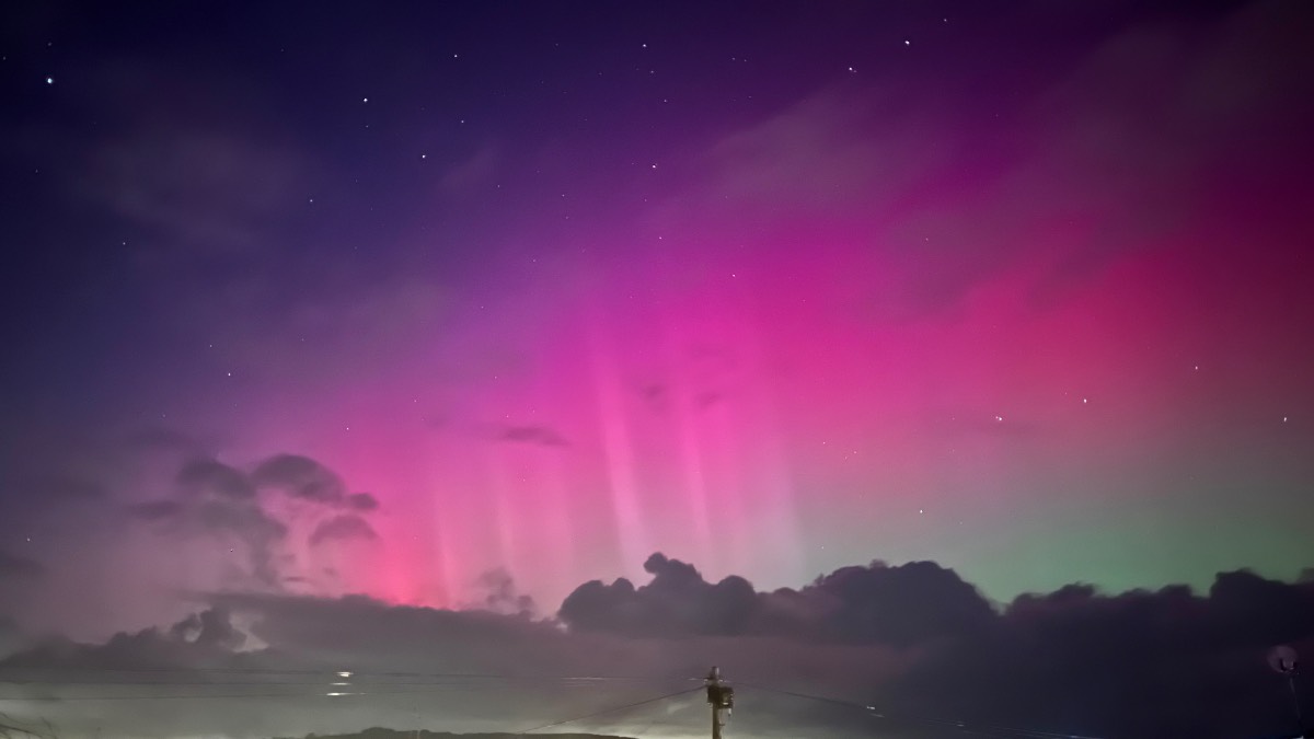 Leek, Staffordshire, New year’s day/night Auroras on show this evening....