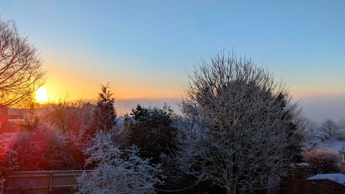 Berkhamsted, Herts, Bitterly cold with overnight temperatures dipping to -6.6C...