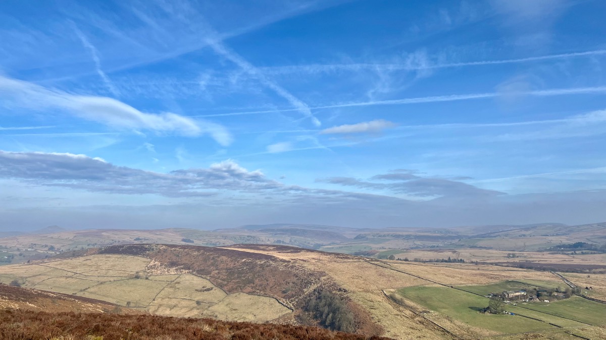 Leek, Staffordshire, Bitter easterly wind but nice to see some sun....