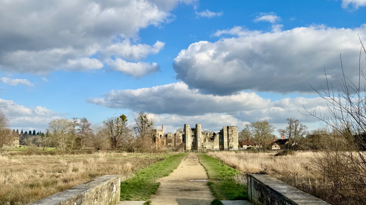 Midhurst, , Midhurst Castle in late winter glory ...