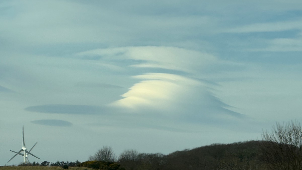 Banff, Banffshire, A wee lenticular from Sunday 2nd March....