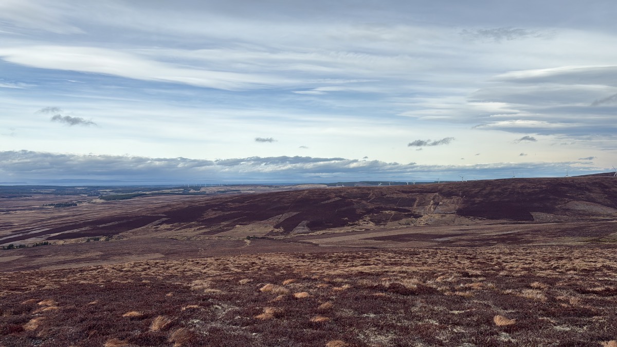 Grantown on Spey, Highlands, Ourack Wind Farm proposed for the top of this hill on the Dava Moor - where...