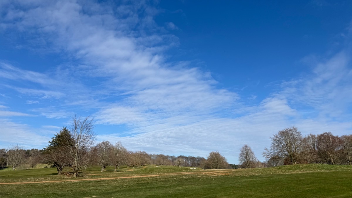 Midhurst, , Spring temperatures at last, 5th fairway, Cowdray Park, Midhurst...