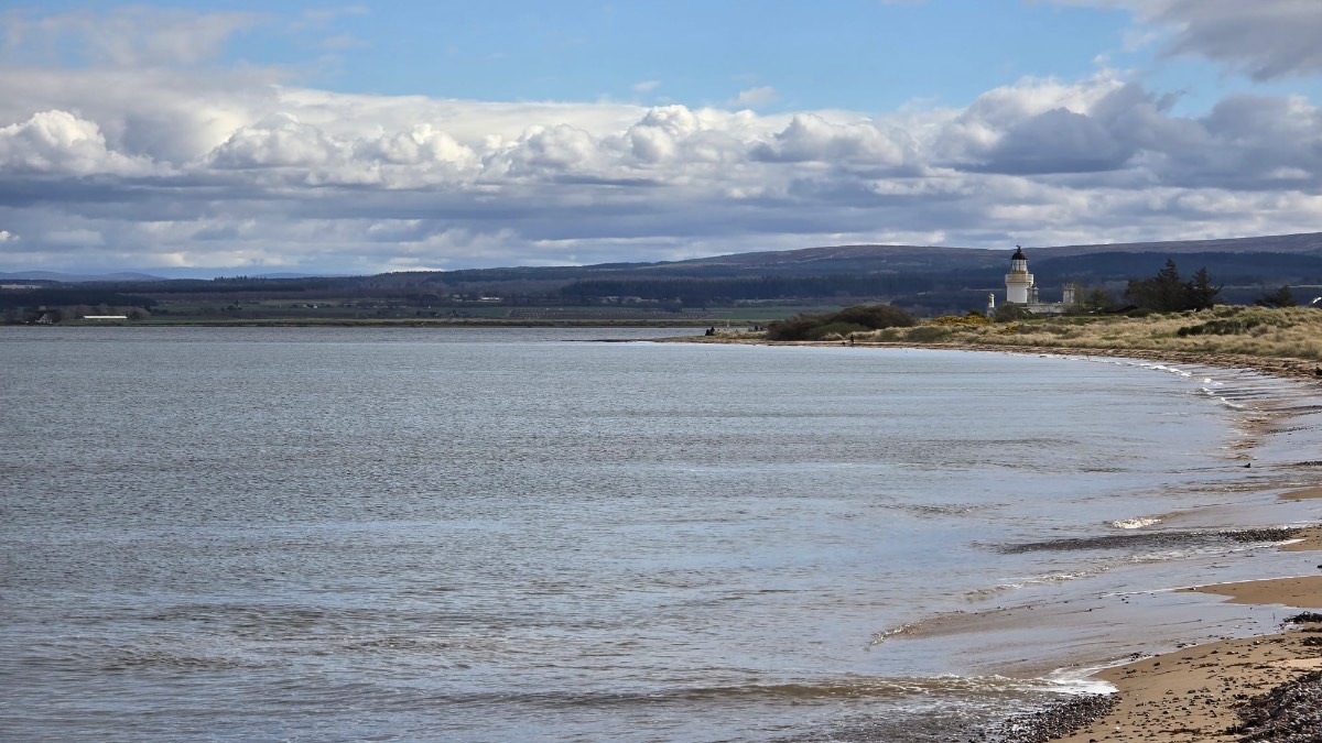 Fortrose, Inverness-shire, Chanonry Lighthouse on a fine Spring day....