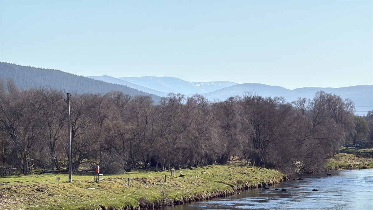 Grantown on Spey, Highlands, Just a little snow visible on Coire an Lochain in the Cairngorms....