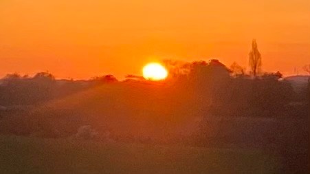 Colchester, Essex, Sunset in Essex ...