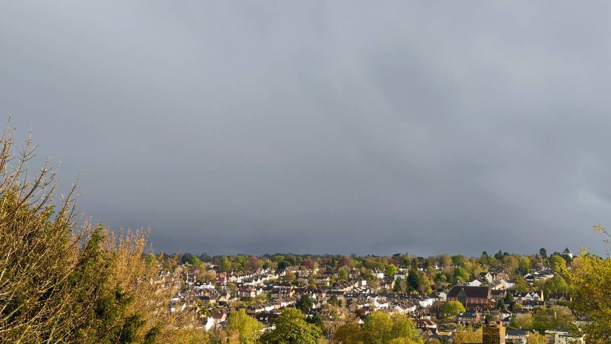 Berkhamsted, Herts, Ominous looking sky...