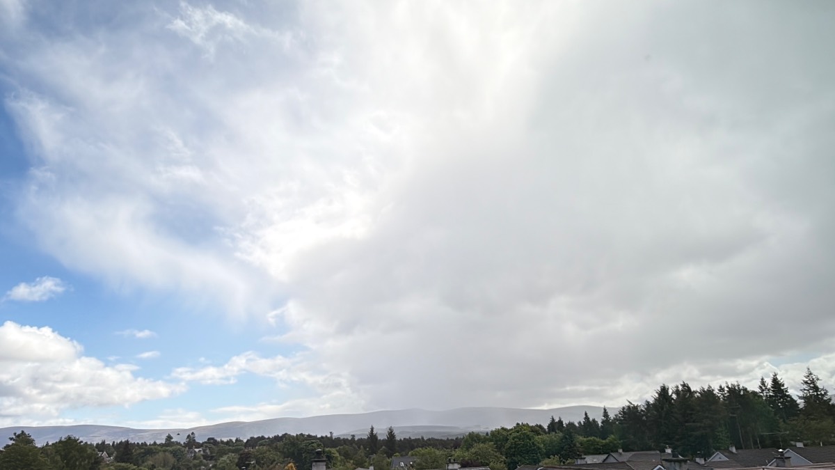 Grantown on Spey, Highlands, More rain showers today!...