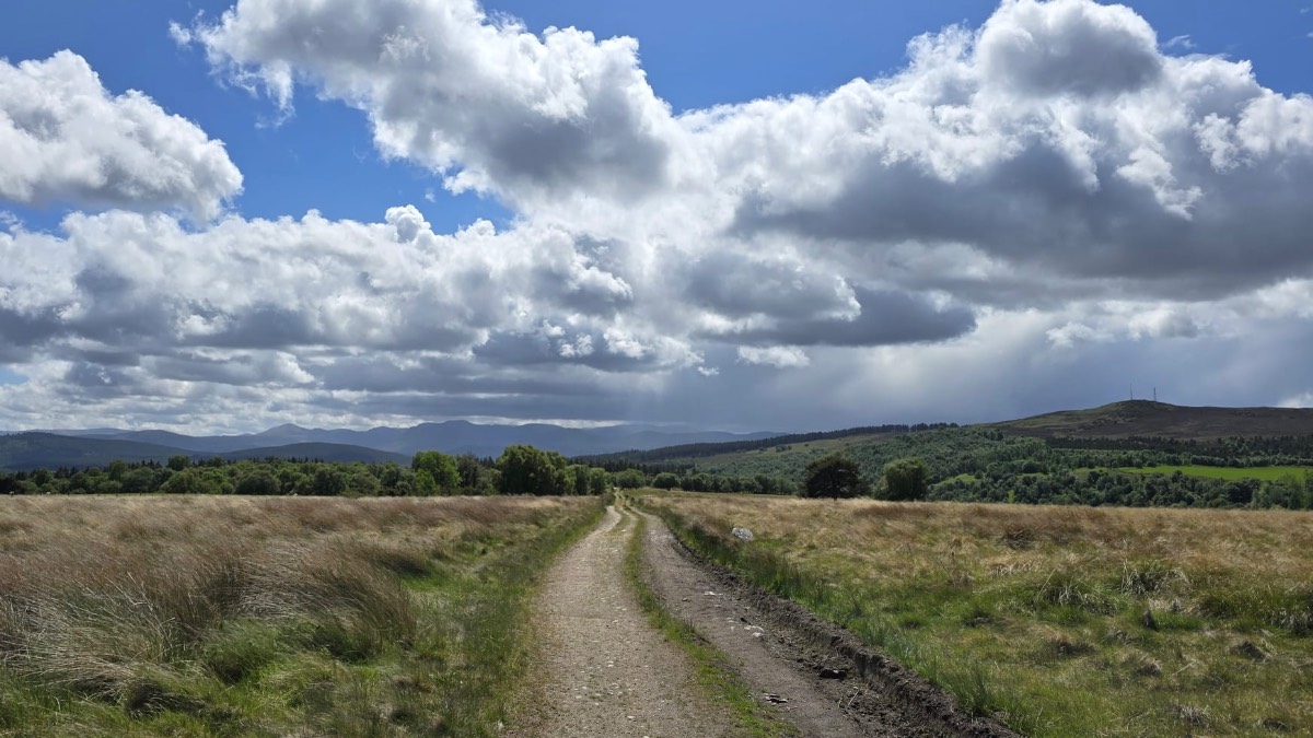 Grantown on Spey, Highlands, Sunshine and showers....