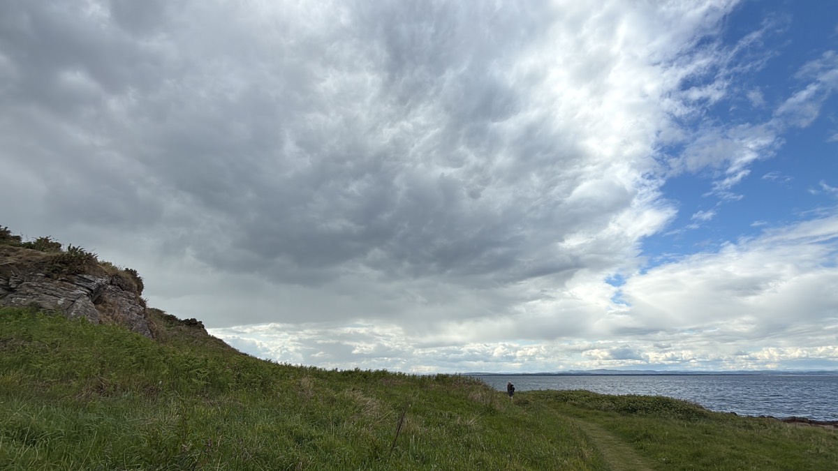 St Andrews, Fife, Shower of rain on its way!...