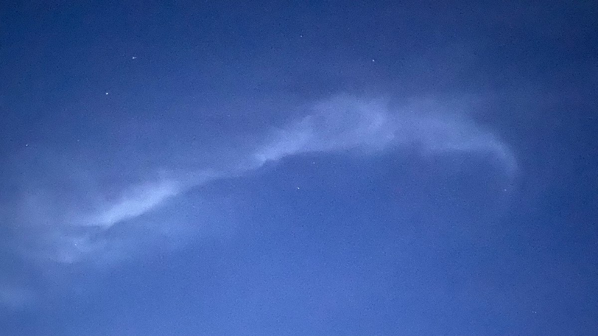Moulton Chapel, Lincolnshire, Noctilucent whirl. Taken at 23:00 19/06/25...