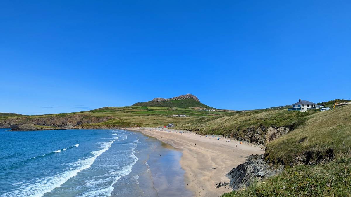St Davids, Pembrokeshire, White Sands near St Davids...