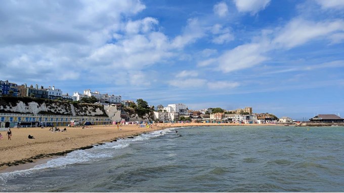 Broadstairs beach in July. Posted by Brian Gaze