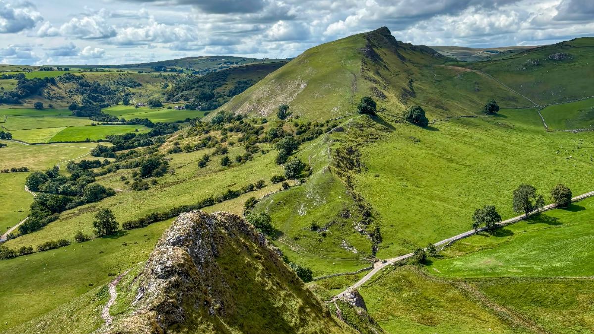 Longnor, Staffordshire, Fine afternoon walk on chrome hill longnor....