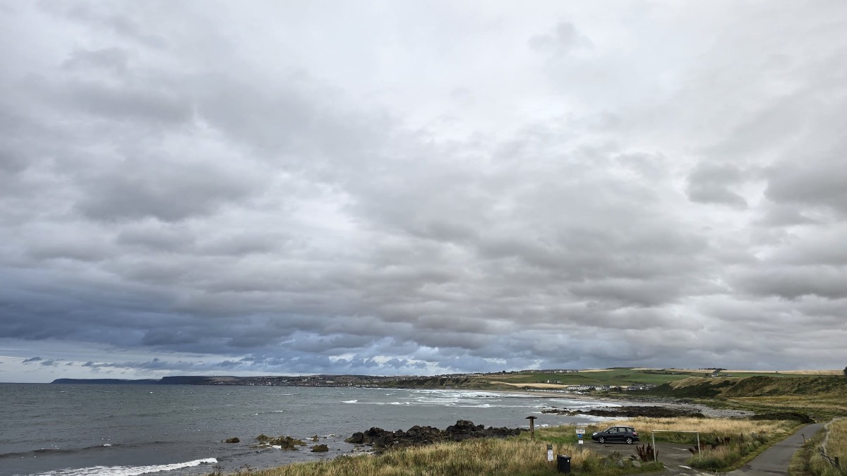 Banff, Banffshire, Looking over to the Banff Links from the Red Well near Whitehills....