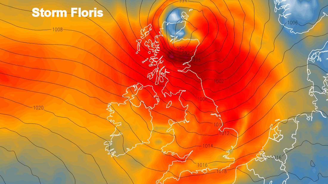 , , Storm Floris. August 2025 named storm...