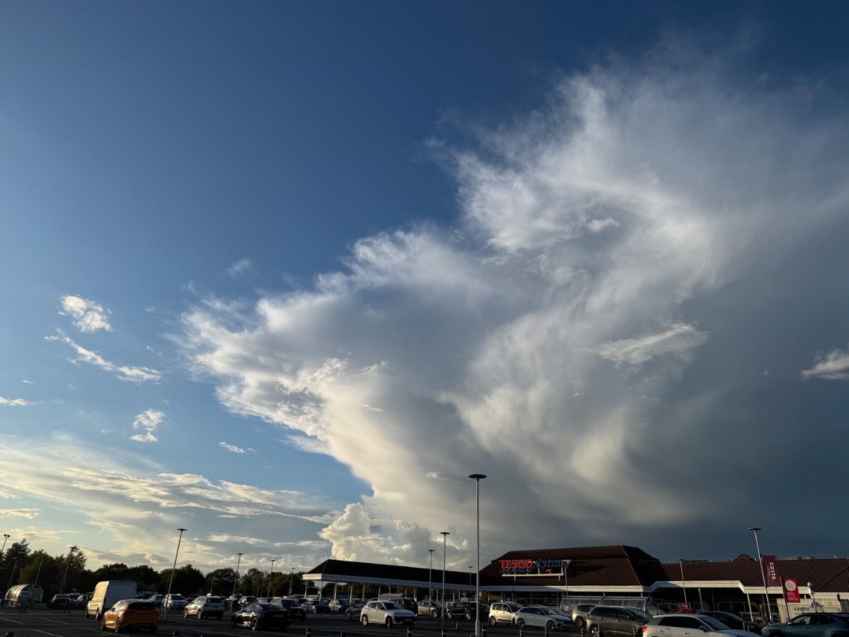 Horsham, , Beautiful evening showers at Horsham. A real taste of early autumn in the a...