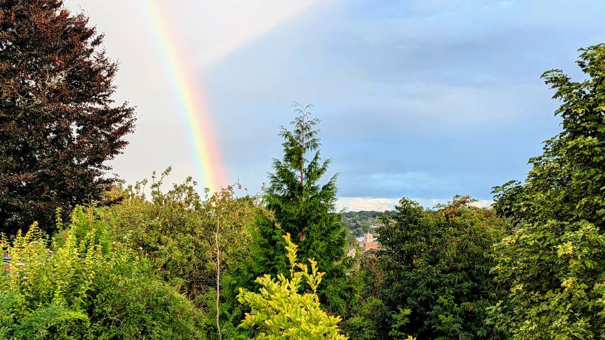 Berkhamsted, Herts, Somewhere over the rainbow!...