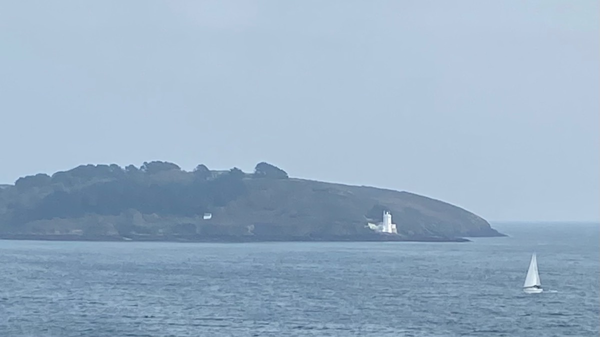 Falmouth, Cornwall, Lazy Sunday afternoon watching sailing boats on the river Fal....