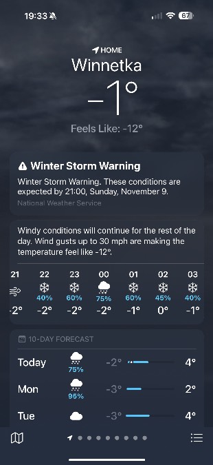 Chicago, Cook, Description
* WHAT...Dangerous to impossible travel conditions due to inten...