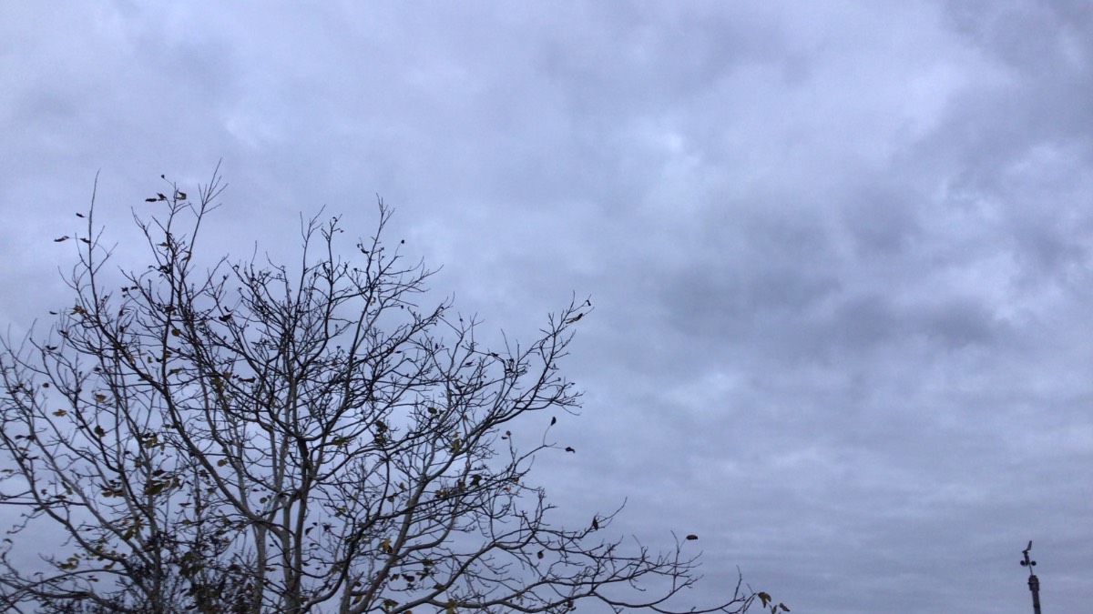 Henley on Thames, Oxon, Gloomy cold end to day light hours...