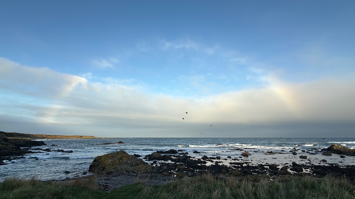 Whitehills, Banffshire, Sunshine and showers - Sunday 16th November...