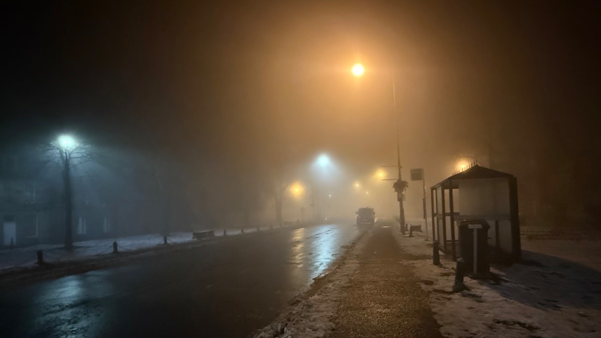 Grantown on Spey, Highlands, Foggy night....