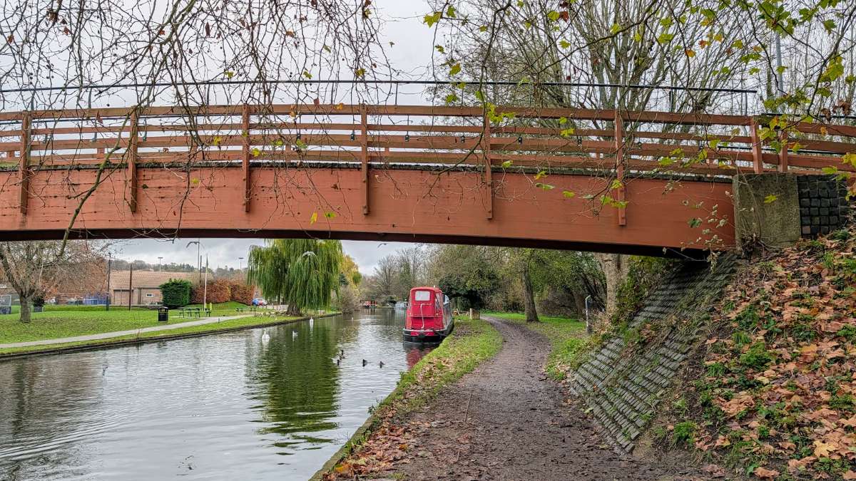 Berkhamsted, Herts, Overcast weather in late autumn...