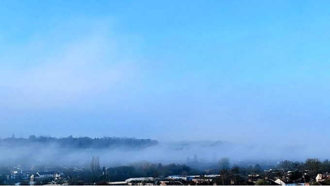 Mist in the valley. Posted by Brian Gaze