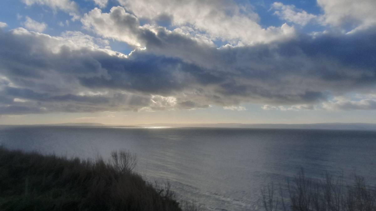 Llantwit Major, Vale of Glamorgan, Early December Winter's day...