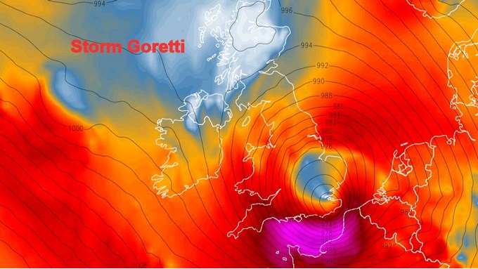 Storm Goretti. Posted by Brian Gaze