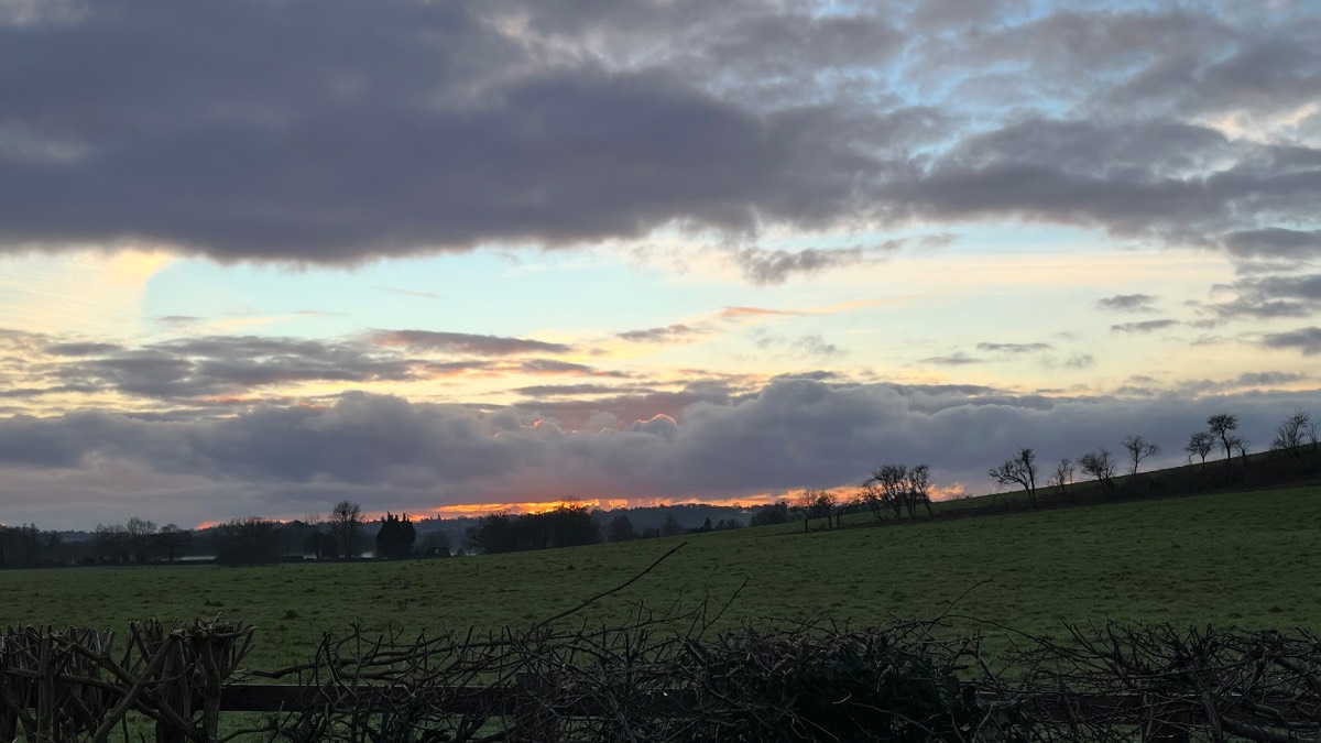 , , Lovely end to the day...