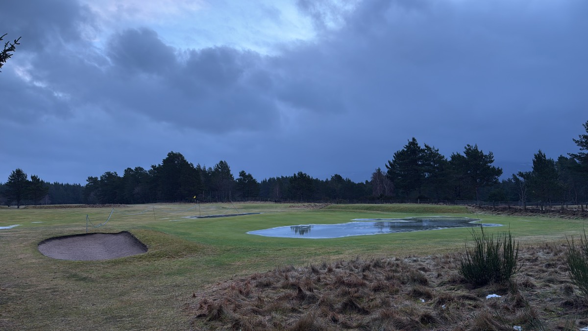 Grantown on Spey, Highlands, Snow’s gone, but still no golf!...