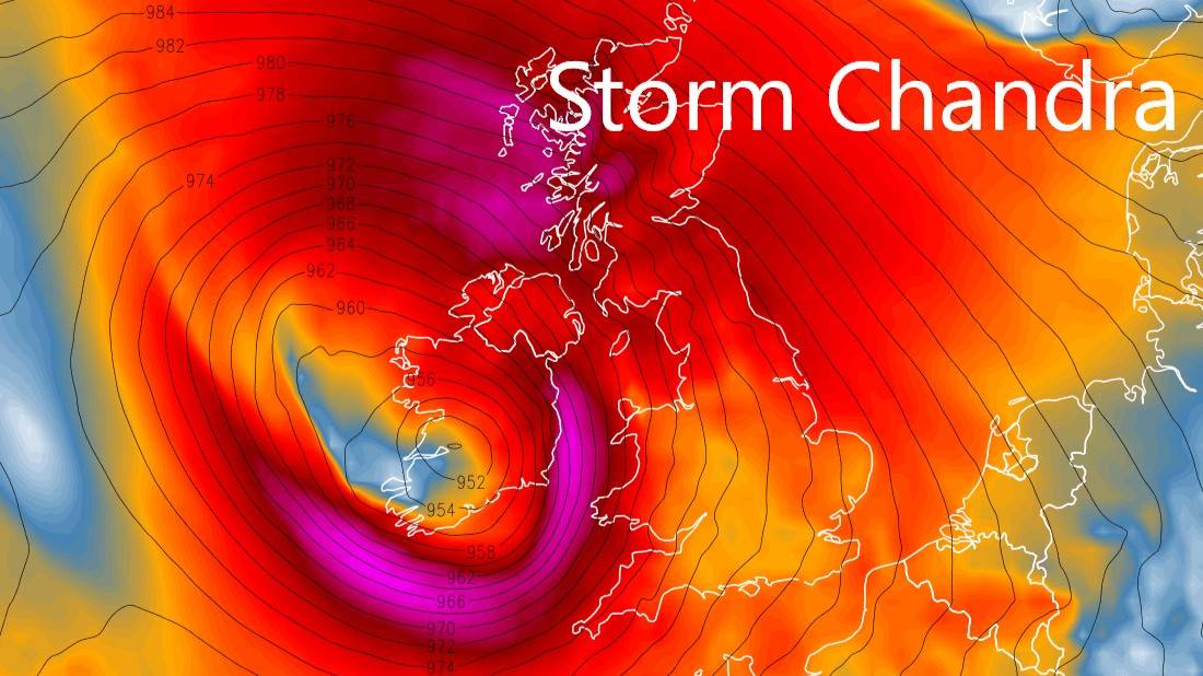 , , Storm Chandra. The third named storm of the 2025-26 season....
