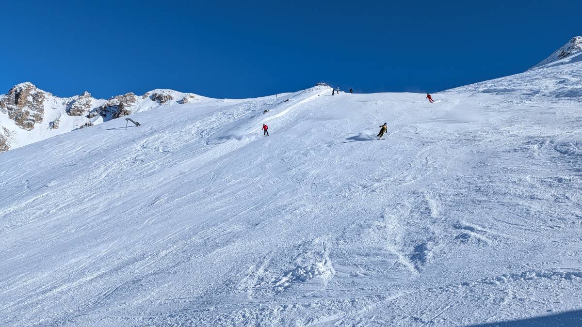 Courcheval, Alps, Proper winter! Close to the start of Jean Pachod at approximately 2600m ASL...