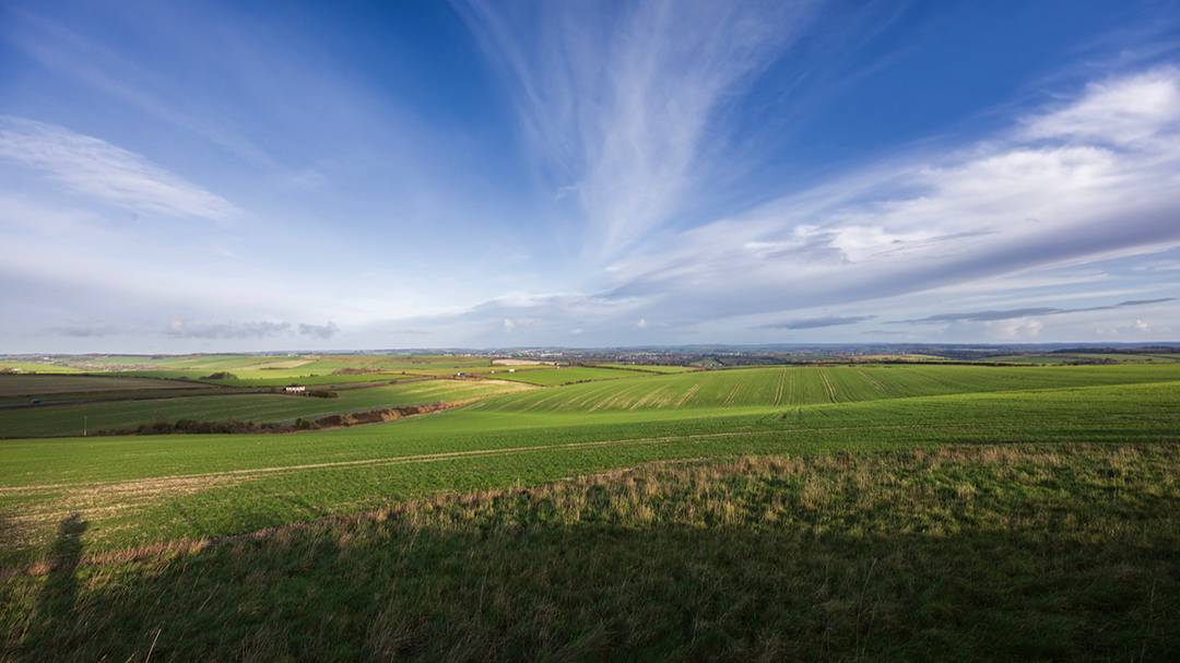 Dorchester, Dorset, Big Sky - Towards Dorchester...