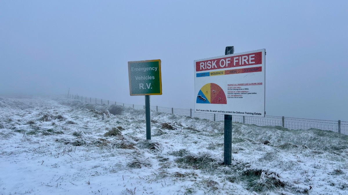 Leek, Staffordshire, Wintry stuff on the staffs moorlands today....