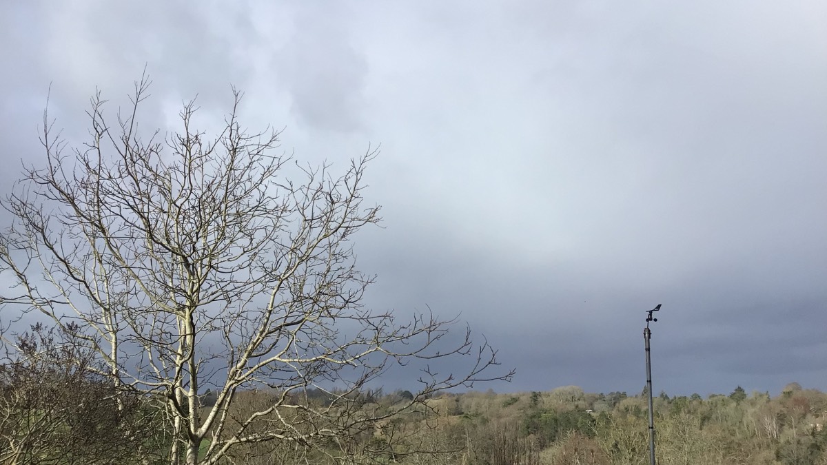 Henley, Oxon, Dry with shower in near distance ...