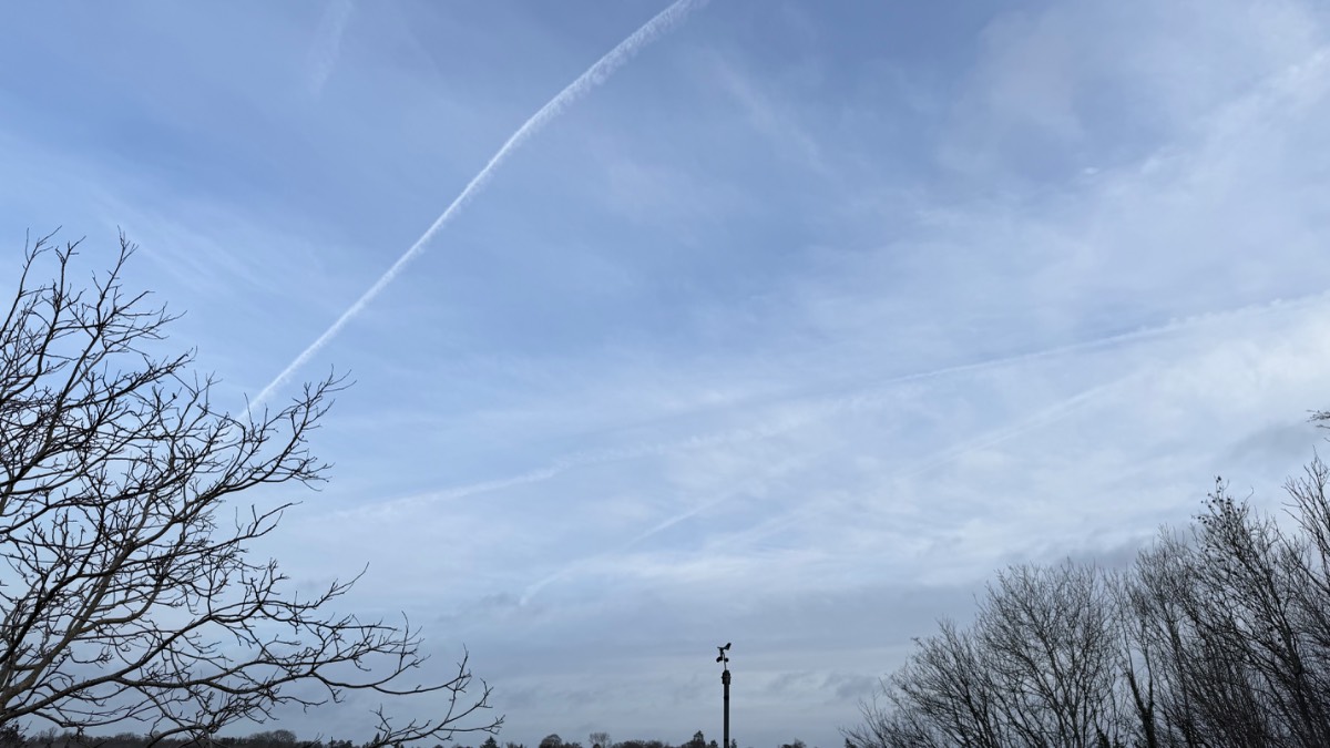 Henley, Oxon, Any blue skies worth a photo this winter here this morning some good hazy s...