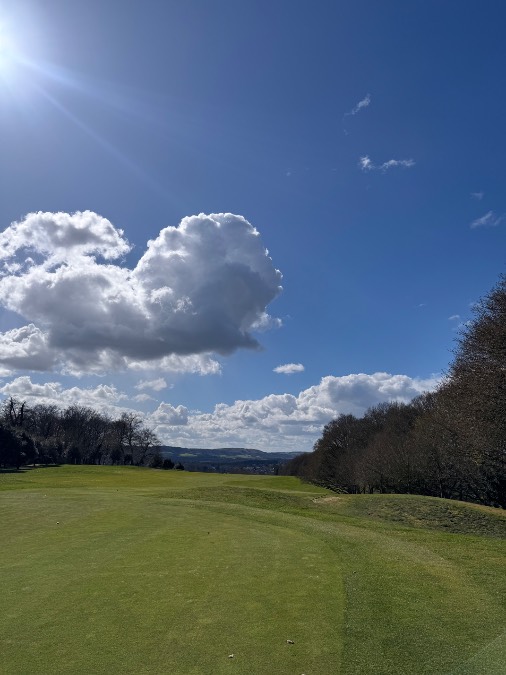 Midhurst, , After the showers, Cowdray Park Golf Course...