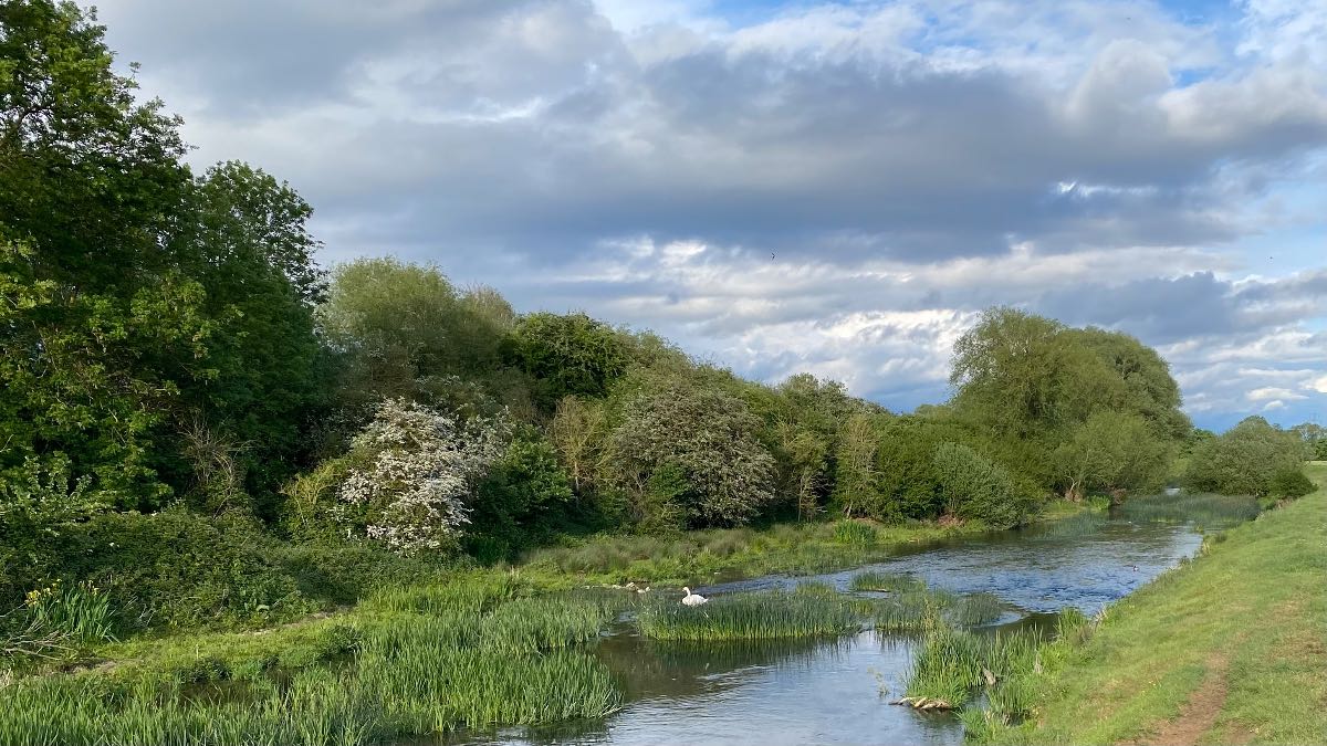 Uffington, Lincolnshire, River Welland, near to Stamford....