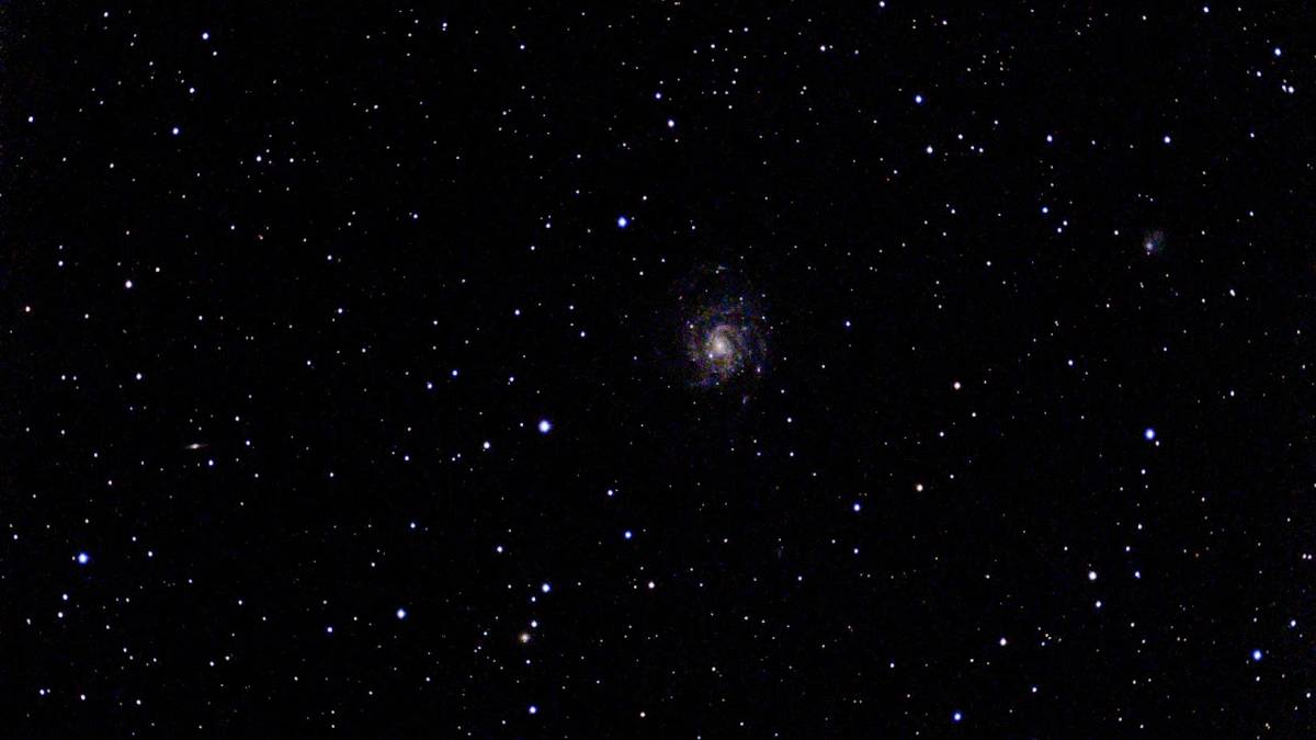 Berkhamsted, , M101 the  Pinwheel Galaxy. Taken with a Seestar S30 Pro, approx 6 mins of d...