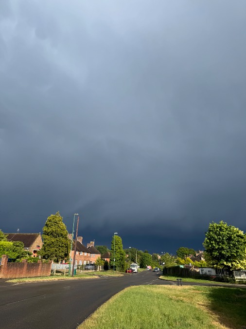 Horsham, , Distant thunder near Horsham ...