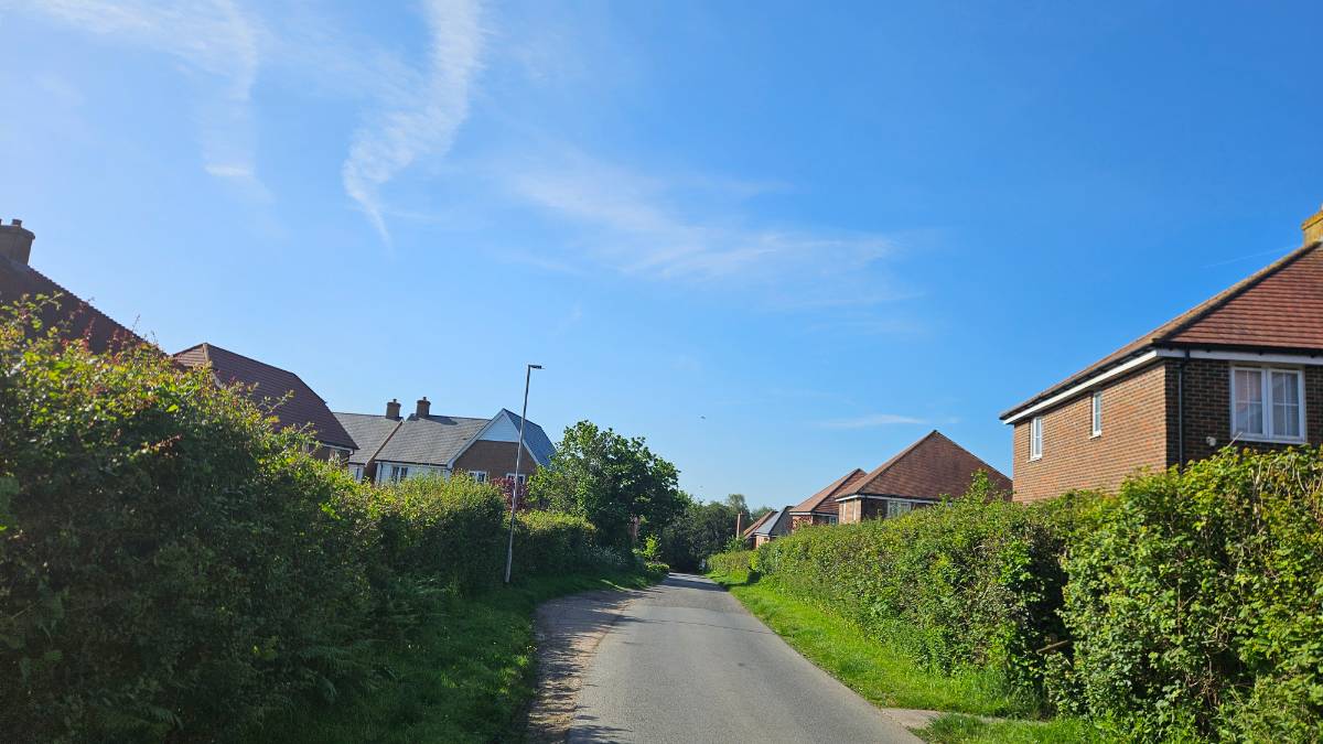 Crowborough, East sussex, No coat weather...