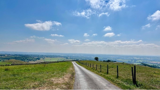 Cycle over the Weaver hills before it gets too hot. Posted by toppiker60