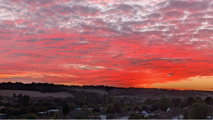 Stunning sunset. Posted by Brian Gaze