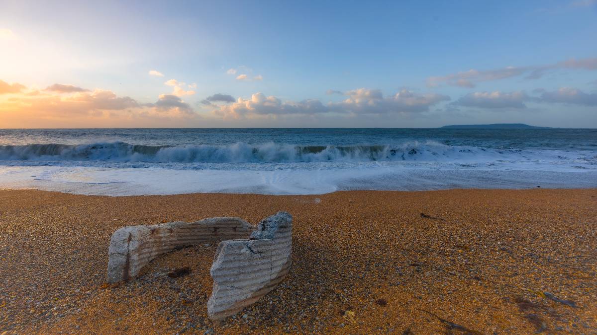 Derelict Gun Emplacement at Golden Hour. Posted by JurassicCoast